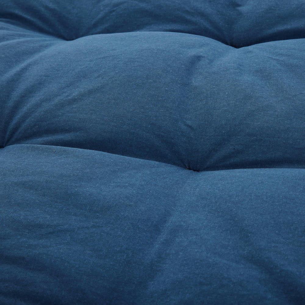 - Matelas gaddiposh en coton bleu 90x190