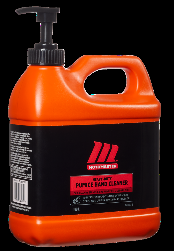 MotoMaster Heavy-Duty Pumice Hand Cleaner Citrus Scent, Non-Toxic, Assorted Sizes