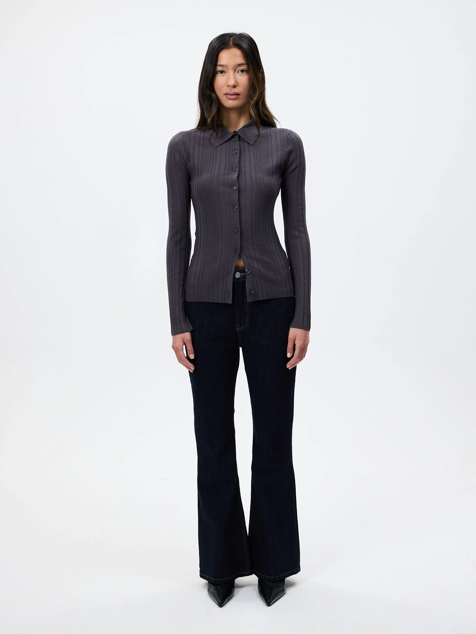 Leonie Button Up Knit Top