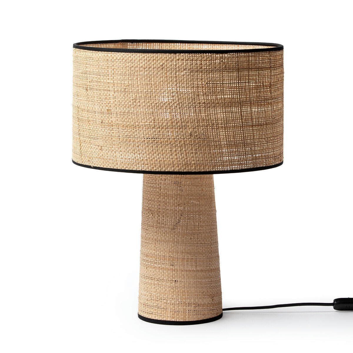 Lampe à poser en raphia, Dolkie