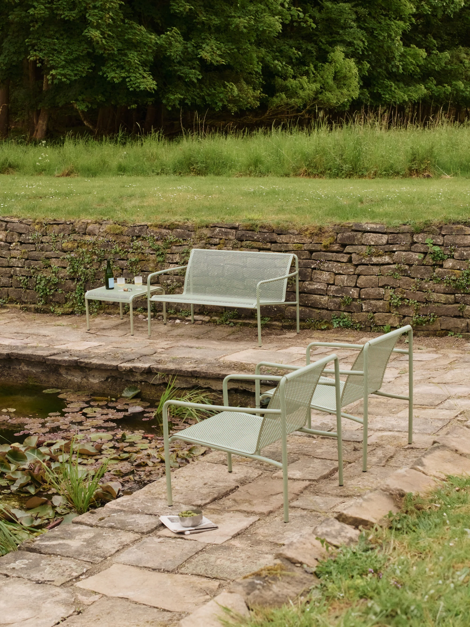 Gartensessel Dapple aus Stahl