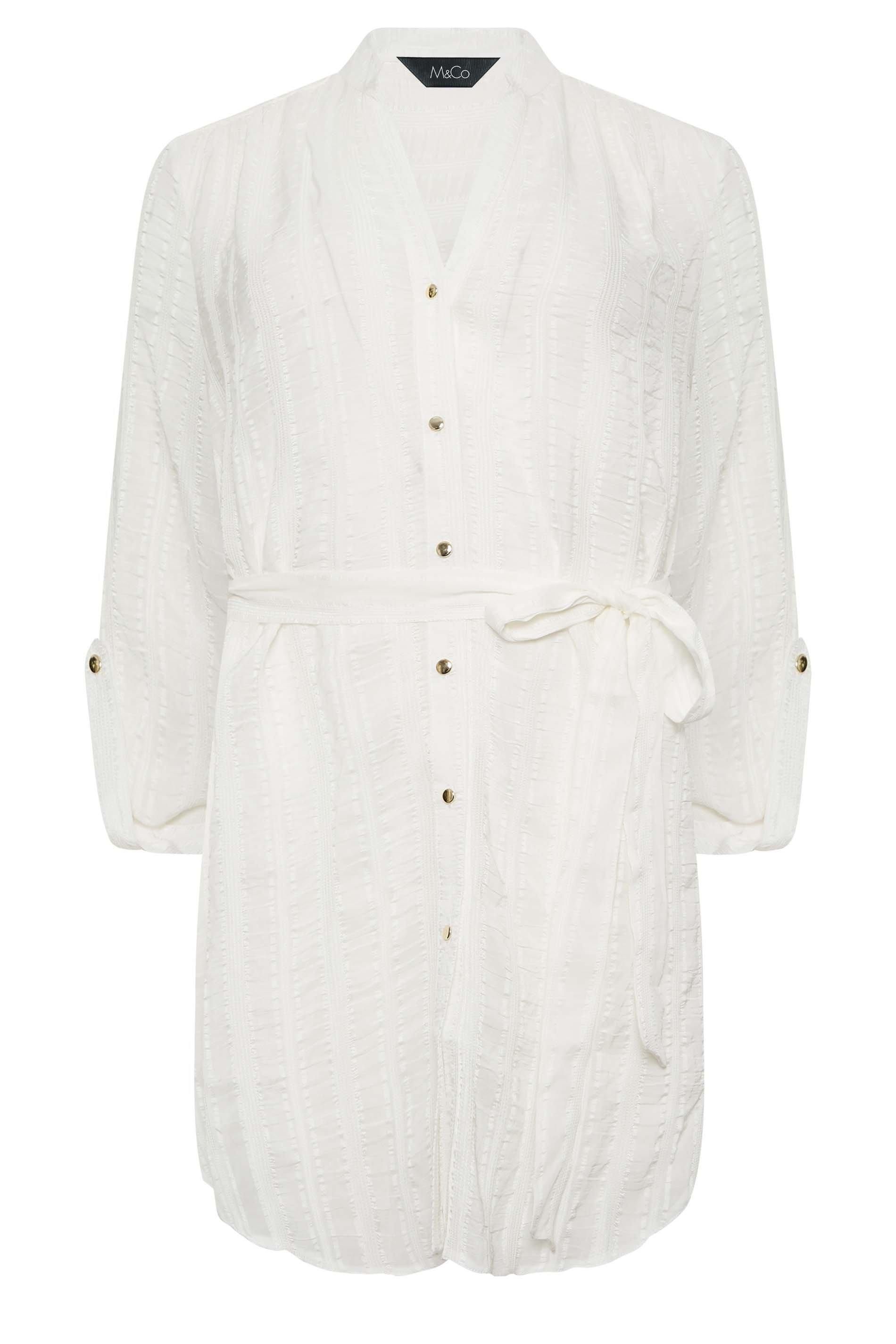 M&Co Tie Waist Shirt
