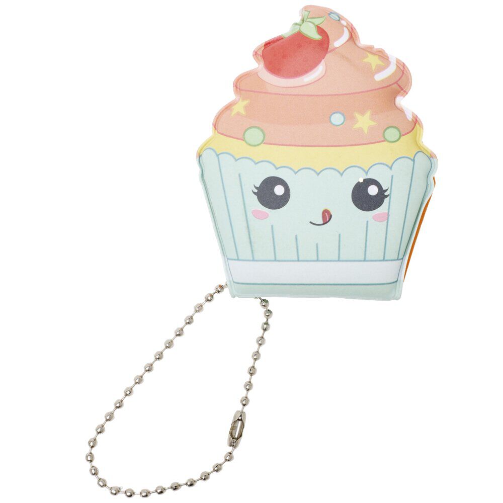 Mini carnet de note kawaii 6x6xép3cm avec chaÎne à billes (3 modèles)