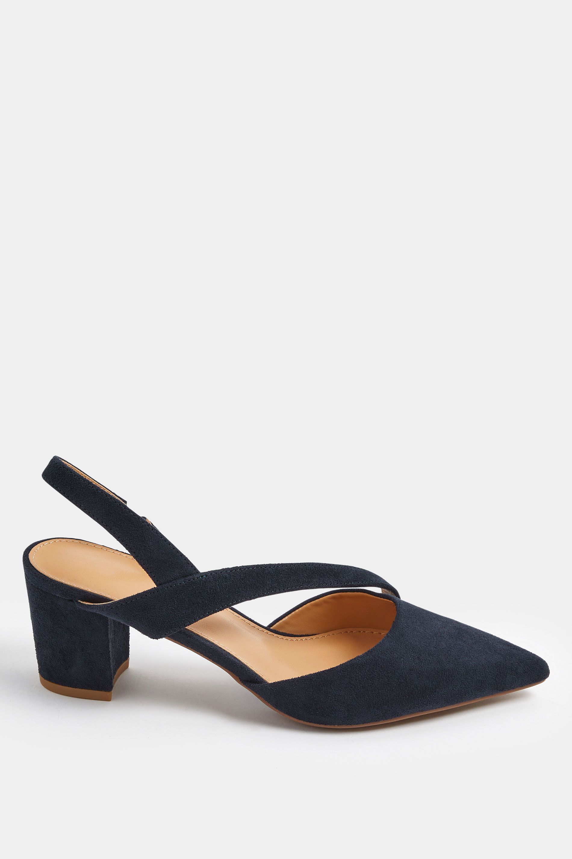 Long Tall Sally Asymmetric Slingback Heel In Standard Fit