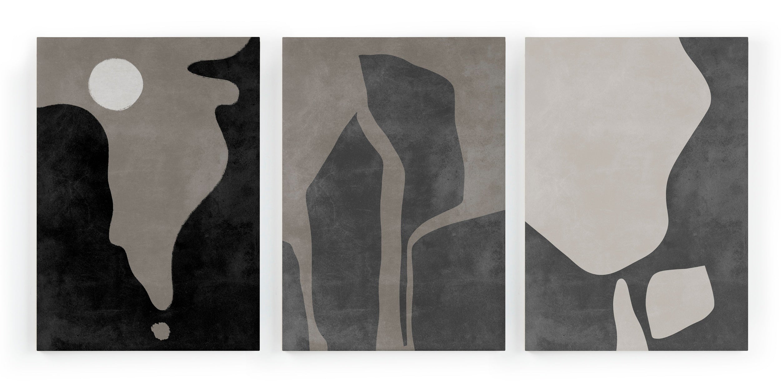 Set 3 Canvas 60x40 Gedrukt Heuvels