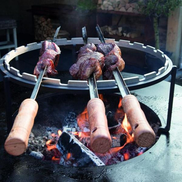Set Grilles de cuisson 100   Support Brochettes   Brochettes - Ofyr
