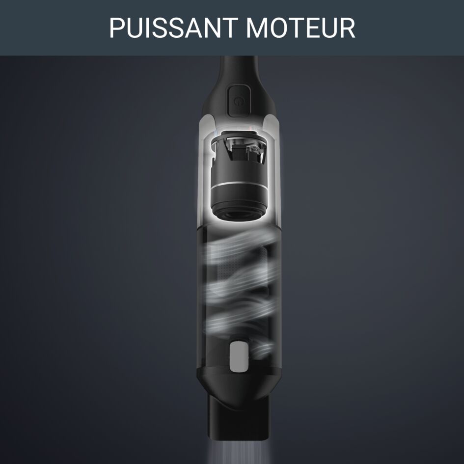 X-Touch, Aspirateur à main sans fil, Compact, Ultra fin, 10 minutes, 0,2L