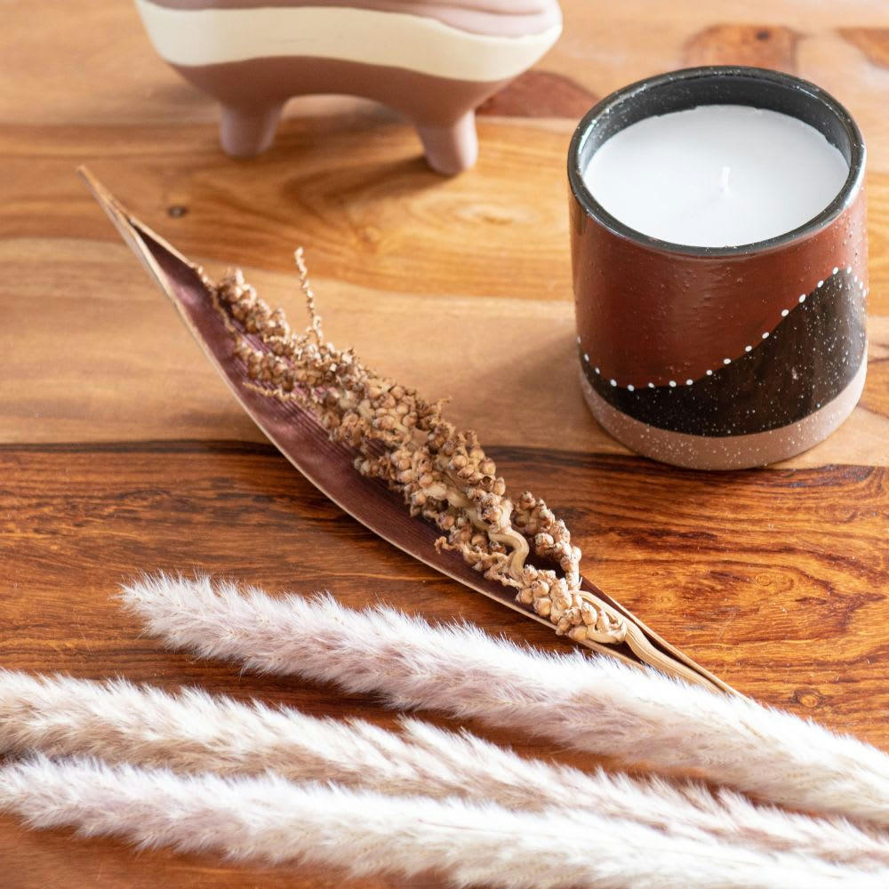 GRANNY - Fleurs séchées marron