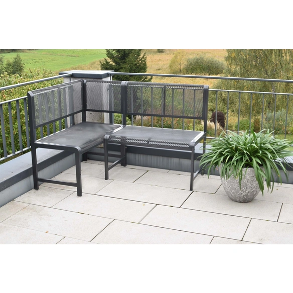 Eckbank »Elos«, BxHxL: 98 x 91 x 50 cm, max. Belastung: 240 kg