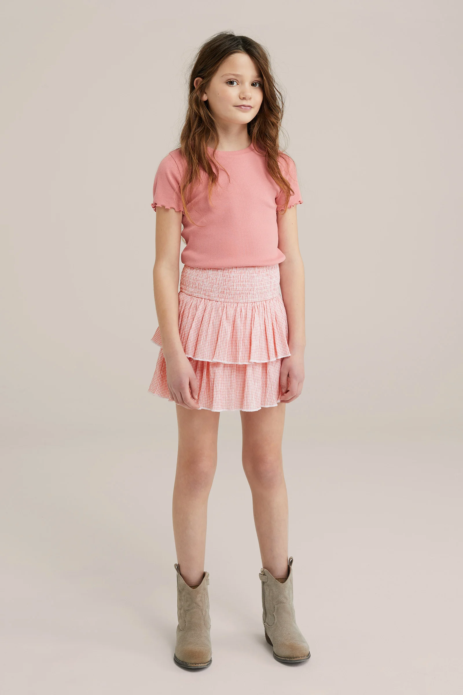 Meisjes skort met print