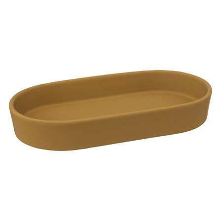 Mydelniczka colors musztardowa ceramiczna 19,3 x 10,6 cm
