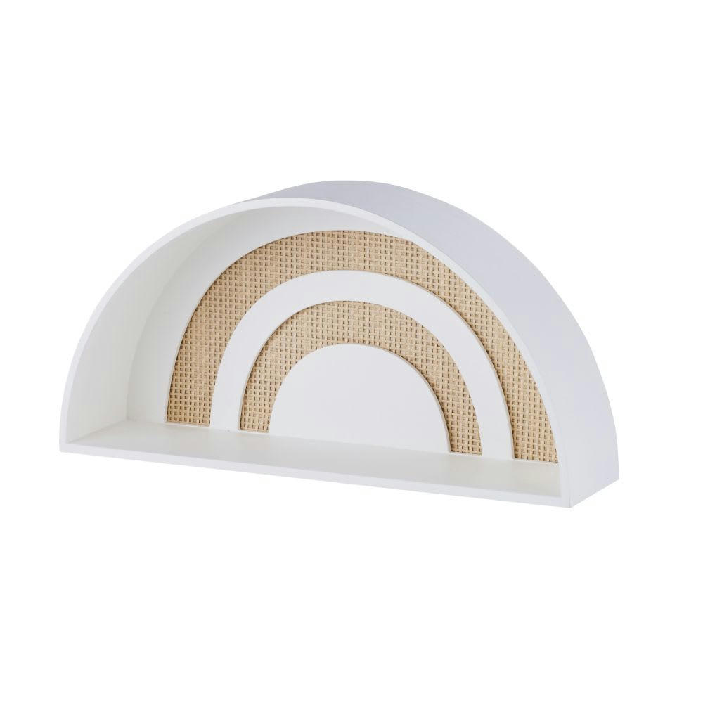 OIA - Etagère murale arc-en-ciel écrue