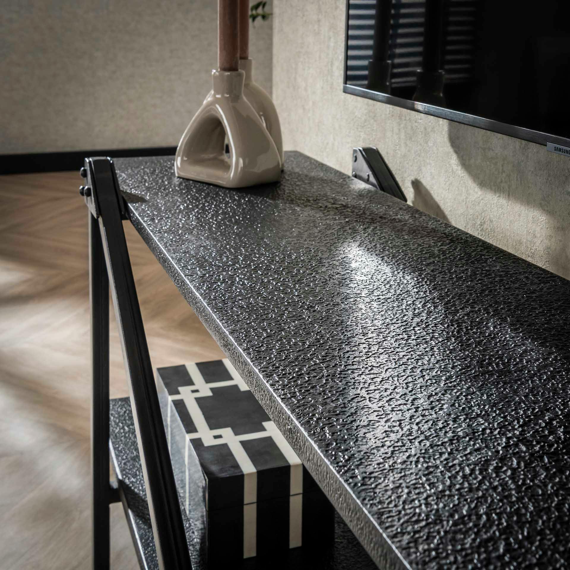 Banc tv moderne 2 niveaux 140 cm RALF