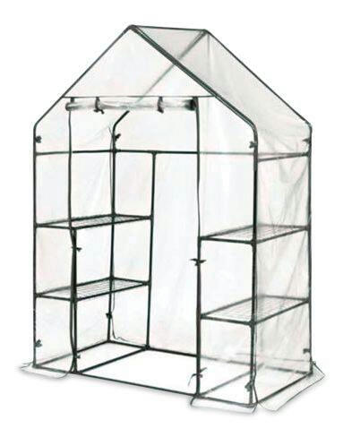 Deluxe Greenhouse w/ Removable Cover, 4-ft x 6-ft, Green