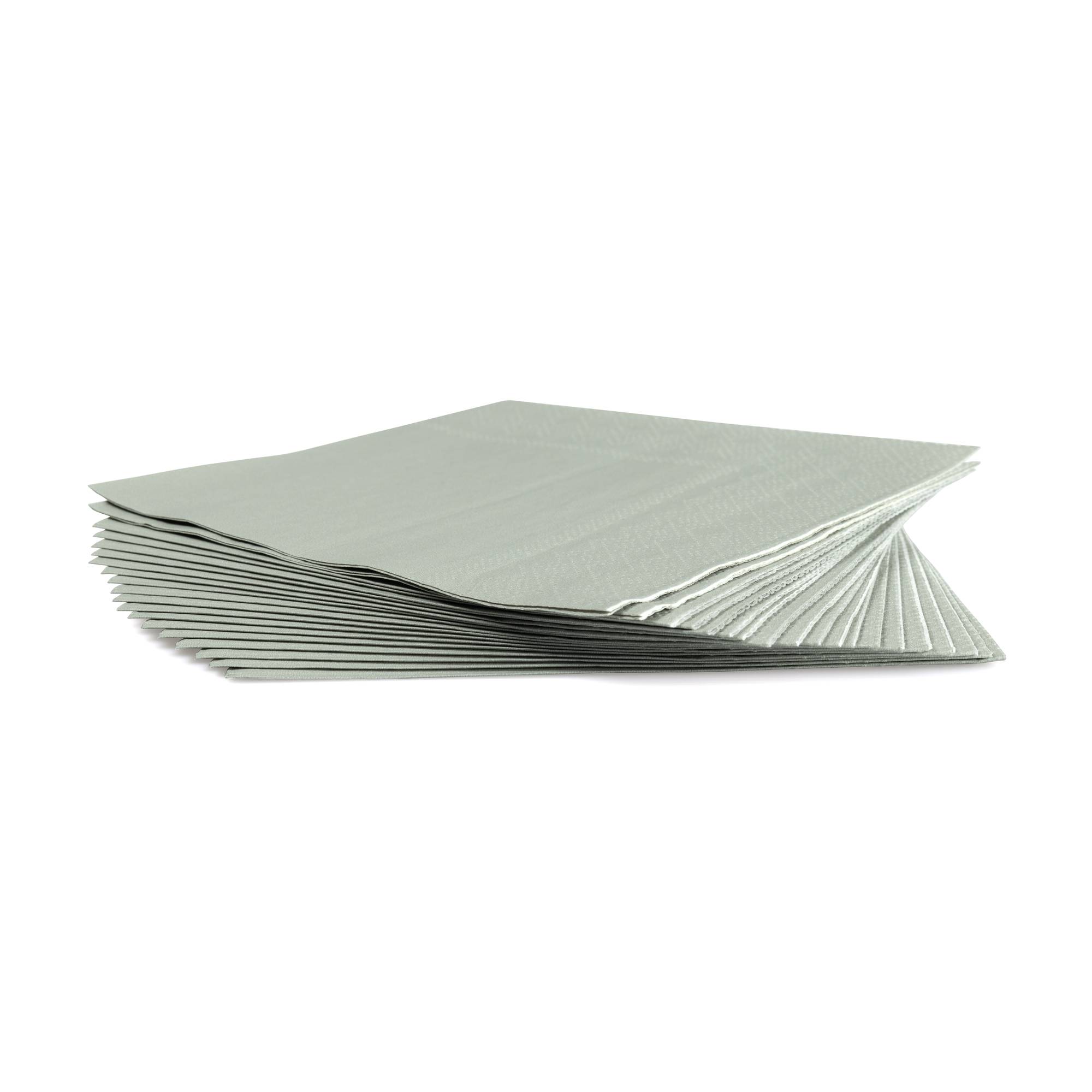 Silver Napkins 20 Pack