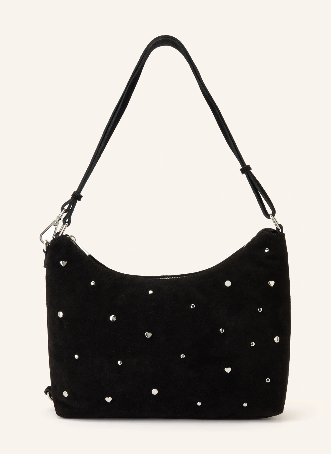 NÚNOO Schultertasche RIO SWEETHEART mit Nieten