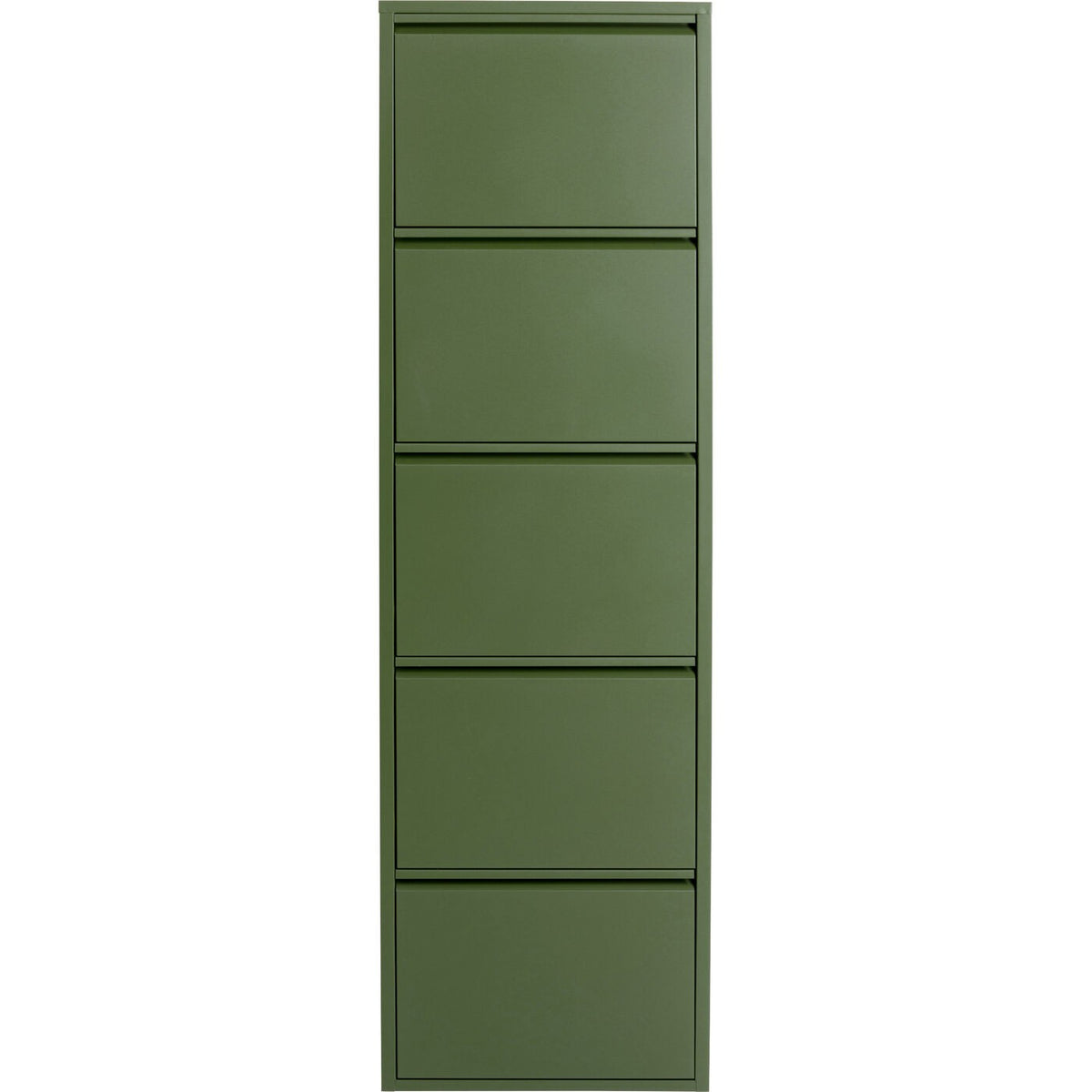 Kare Design Schoenenkast Caruso olijf 5 laden