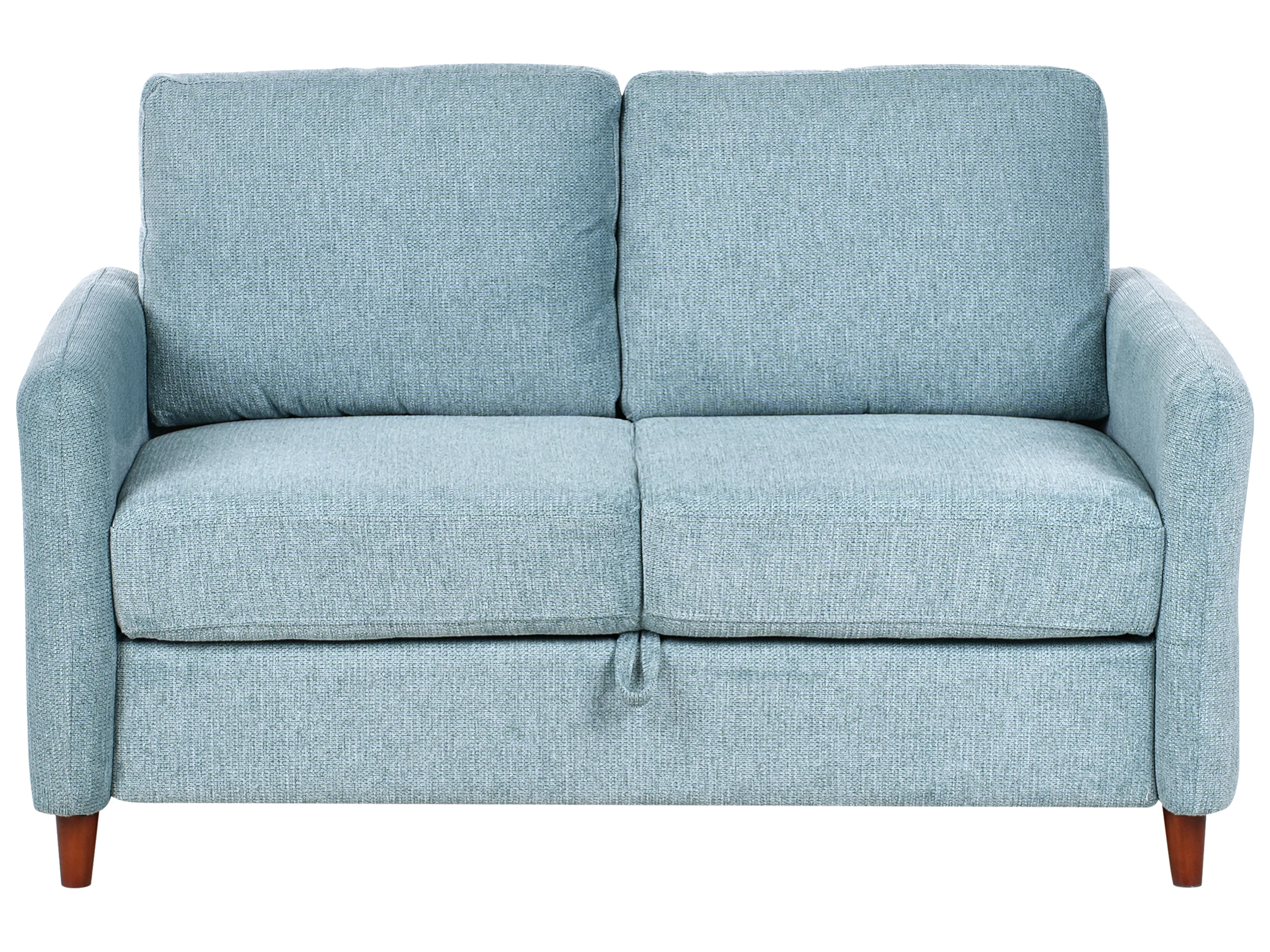 Sofa 2 Seater MARE Fabric Blue with Storage