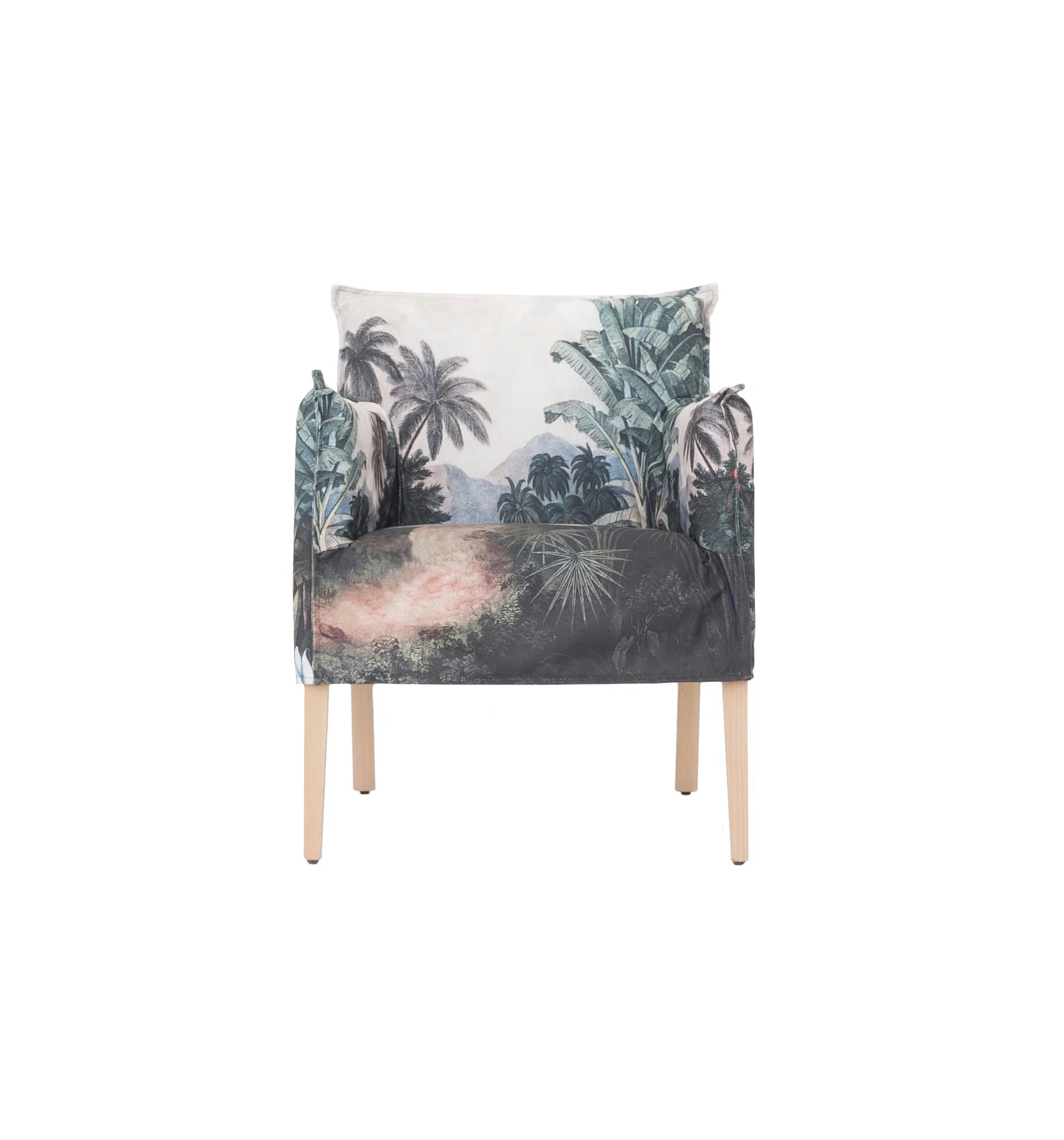 SINTRA - Fauteuil en bois massif d