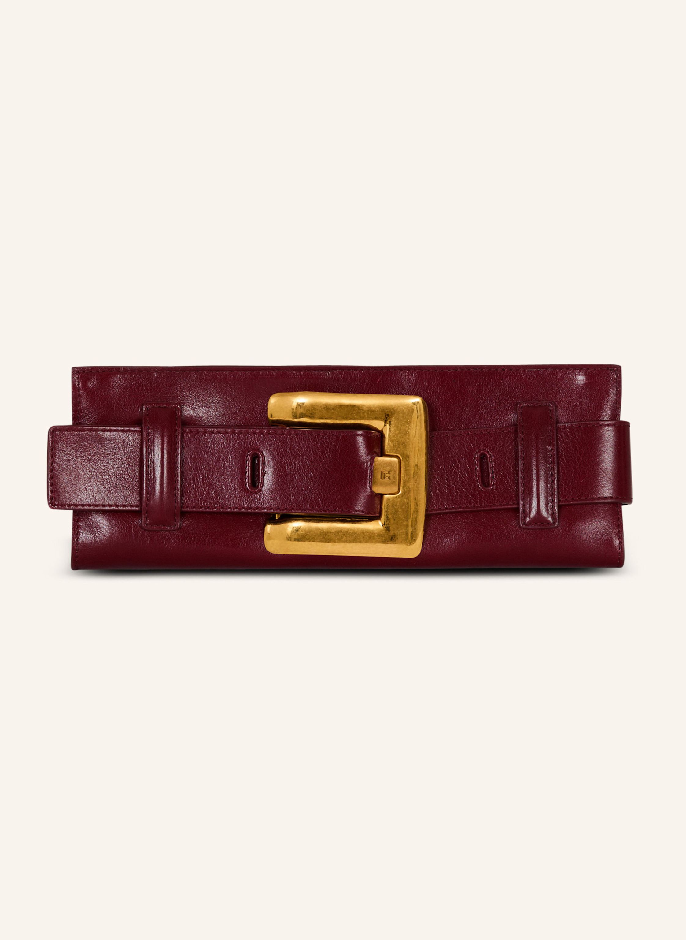 BALMAIN Anthem Clutch aus Kalbsleder