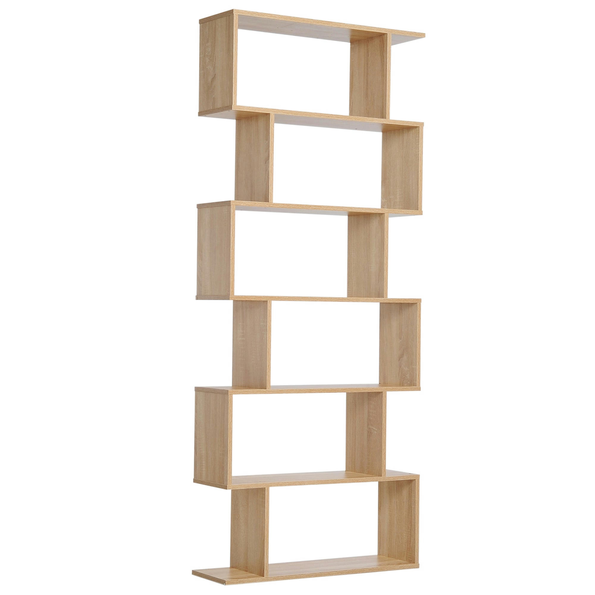 - Bibliothèque étagère zig zag 80L x 23l x 192H cm
