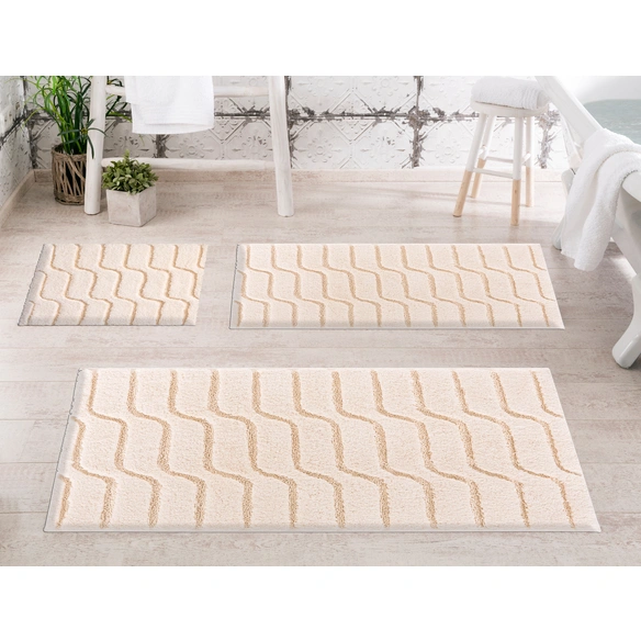 Badematte »Vogue«, BxL: 70 x 120 cm, naturfarben, aus 100% Baumwolle