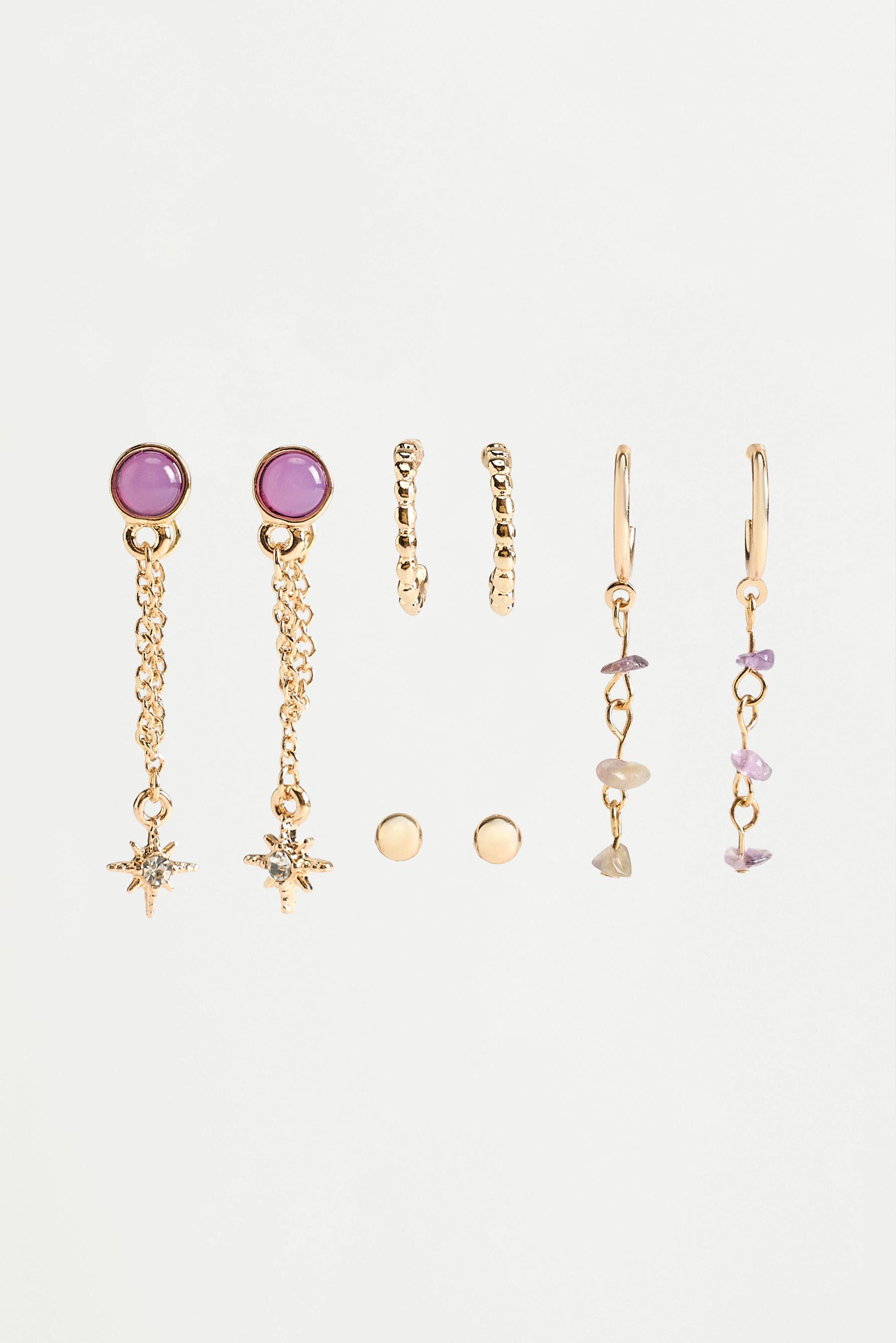 Pendientes combinados (Pack 4)