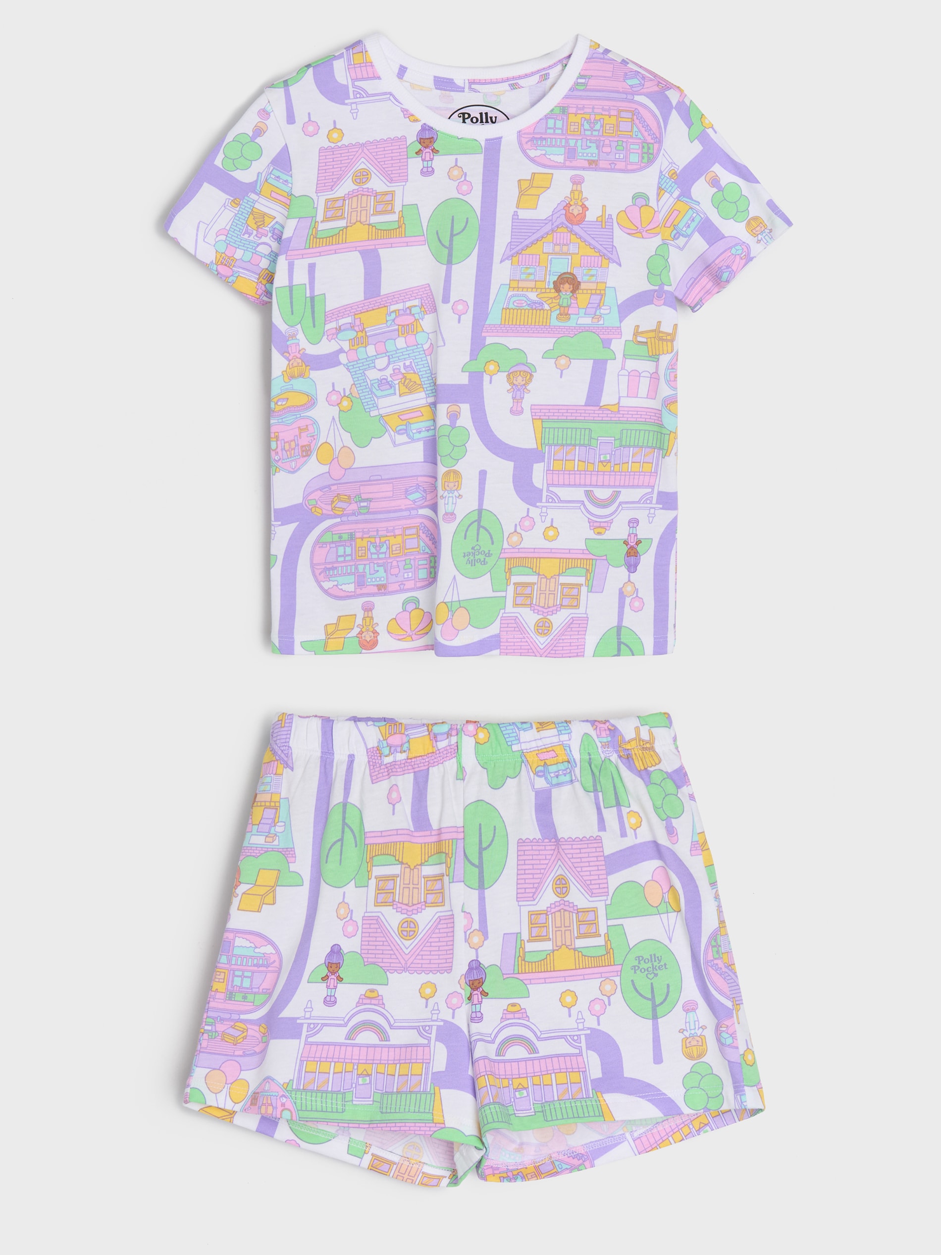 Bawełniana piżama dwuczęściowa Polly Pocket