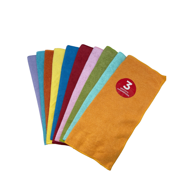 Chiffon en microfibre multicolore 7 pièces   3 gratuites VENTEO