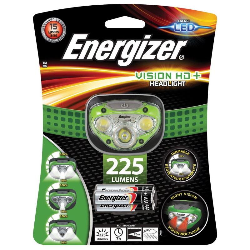 Lampe de poche Vision HD  Headlight ENERGIZER