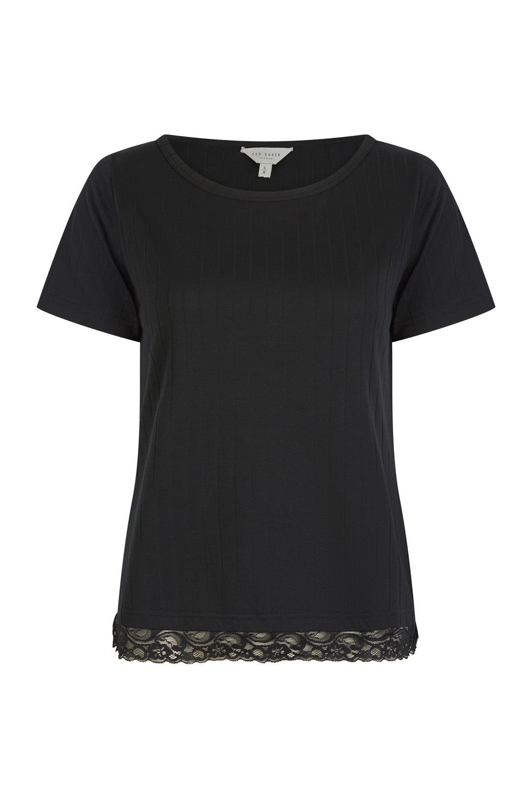 Ted Baker Kelly Drop Needle Jersey Pyjama Jet Black