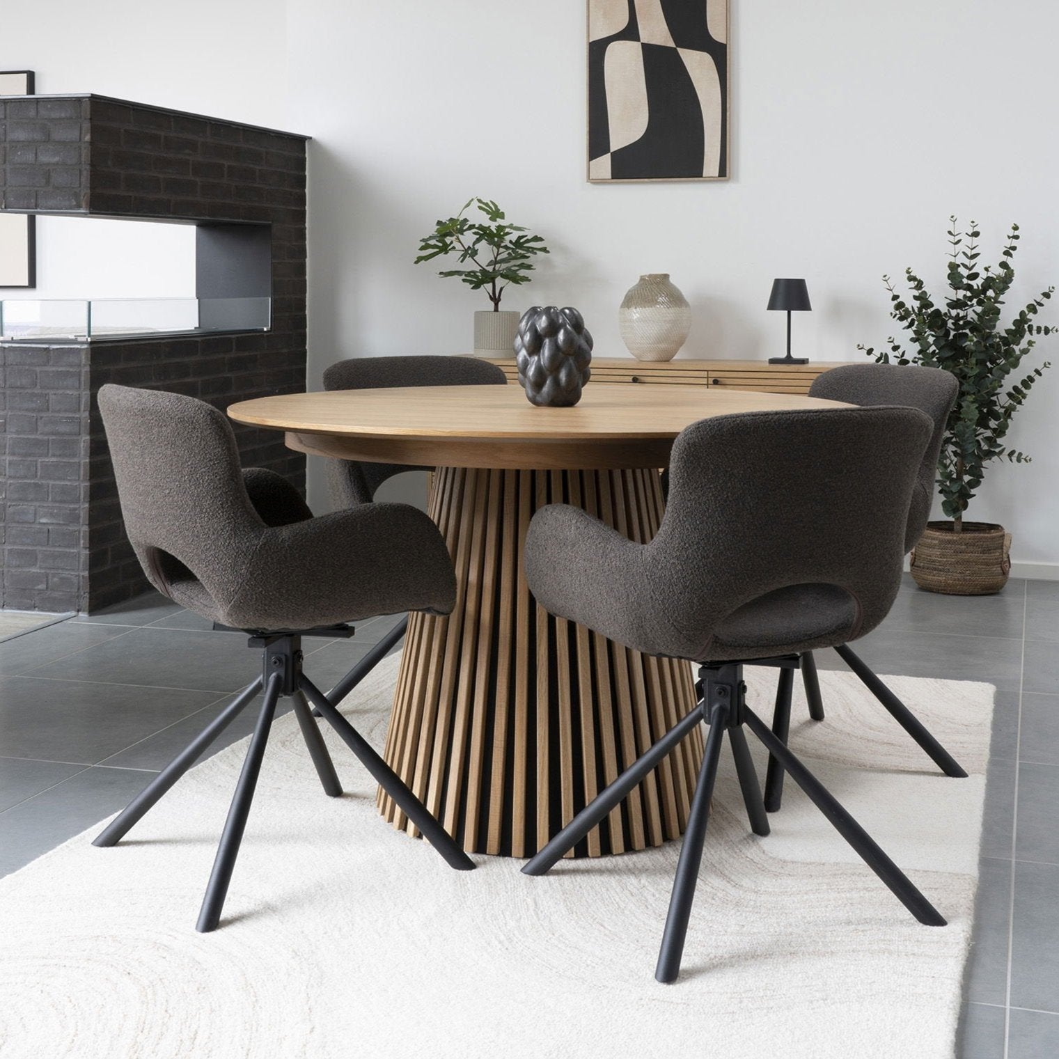 Rebellenclub Blidö Eetkamertafel - Eiken