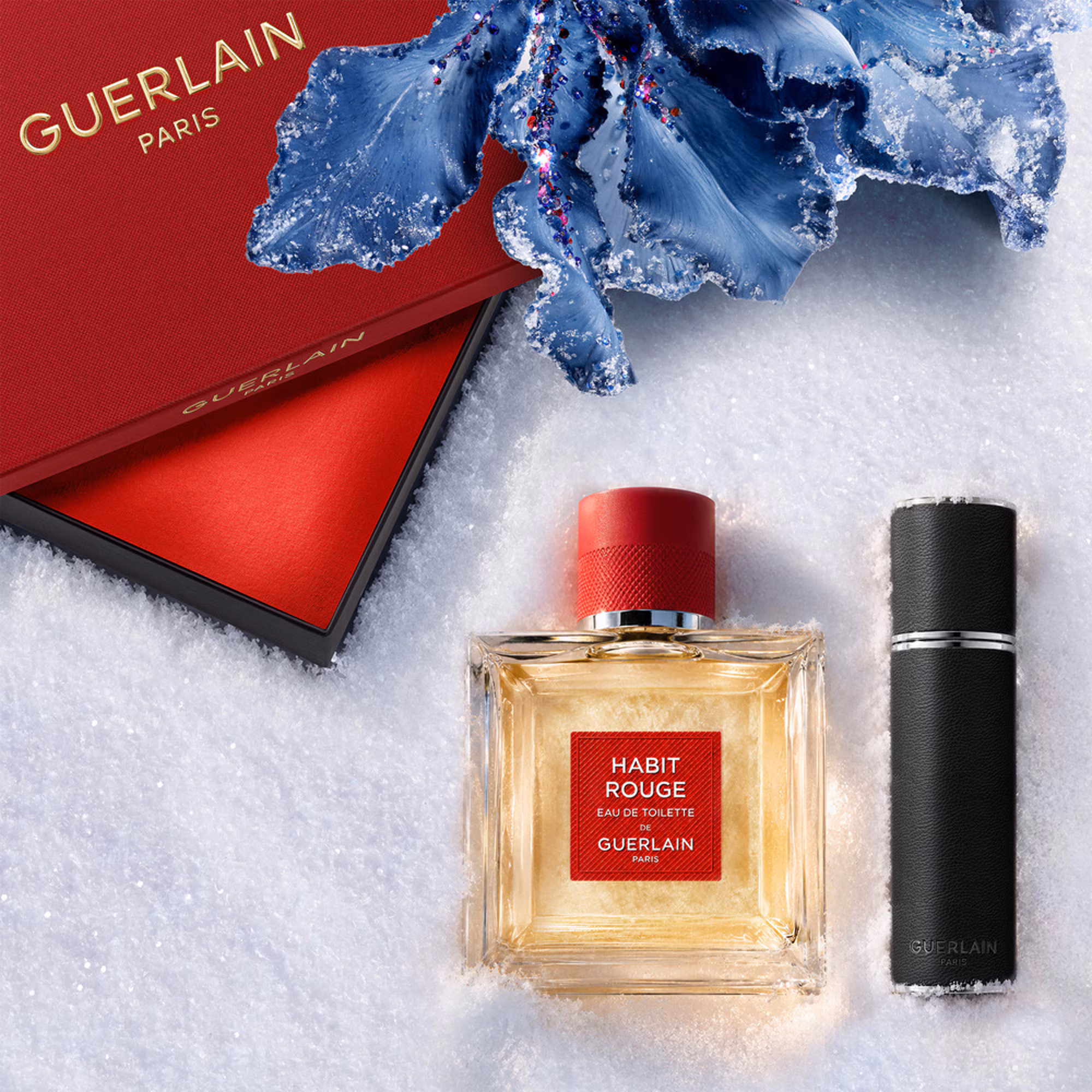 HABIT ROUGECoffret - eau de toilette + vapo voyage