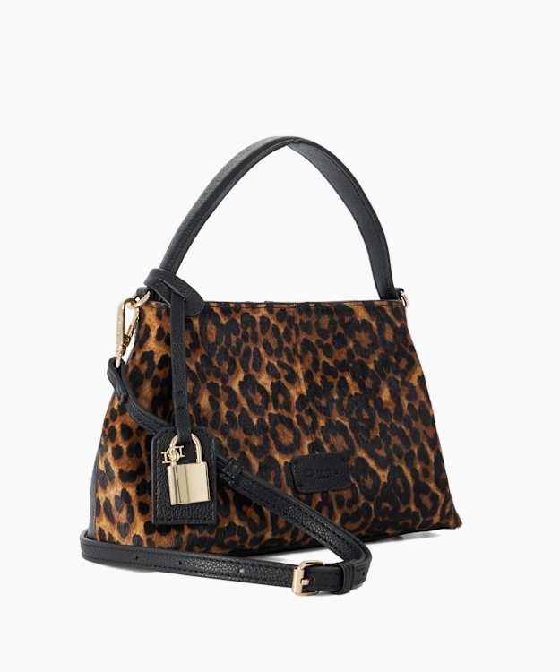Decades Leopard - Pony Hair Multi-Strap Shoulder Bag