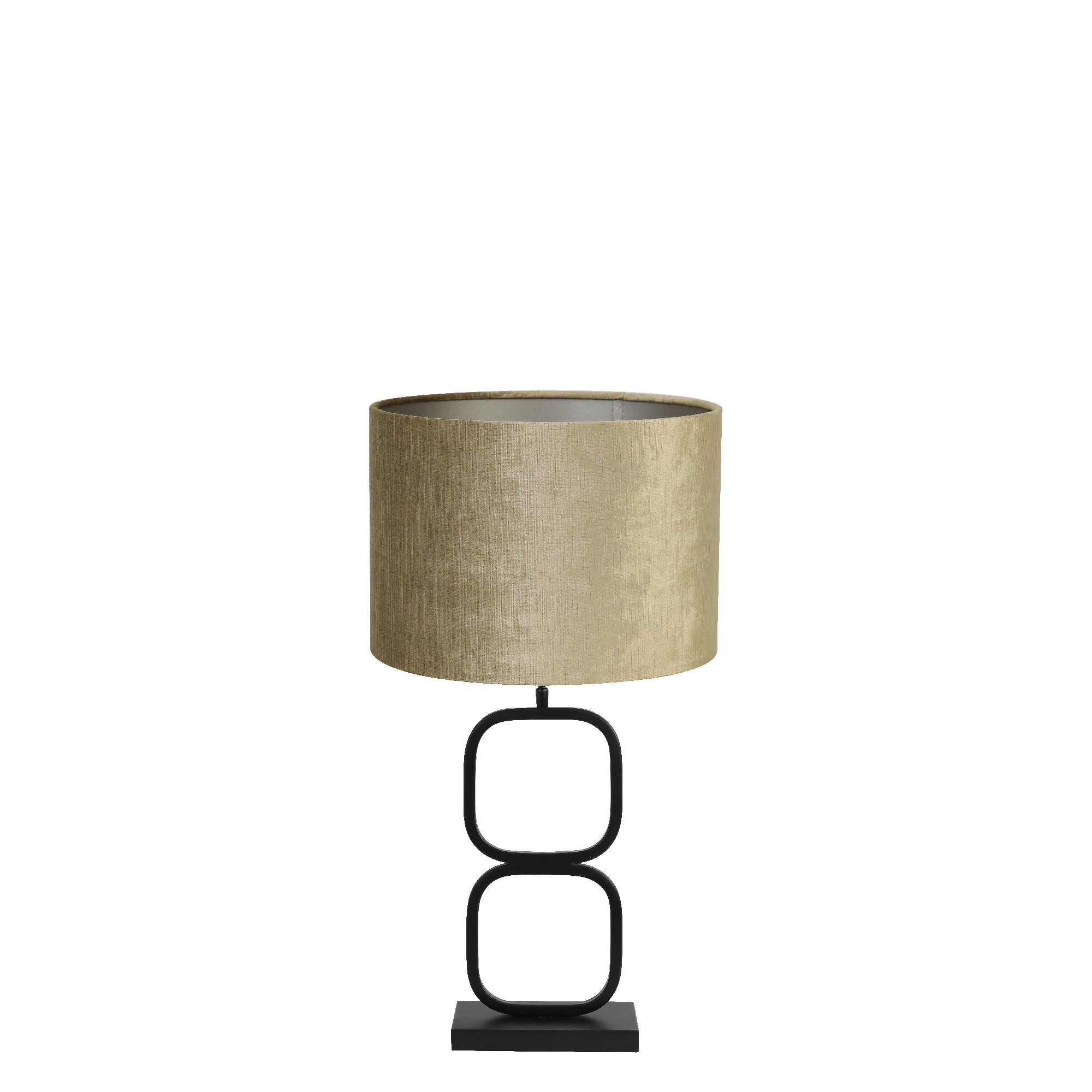 Light & Living tafellamp Lutika/Gemstone - zwart, brons - 30x30x67cm