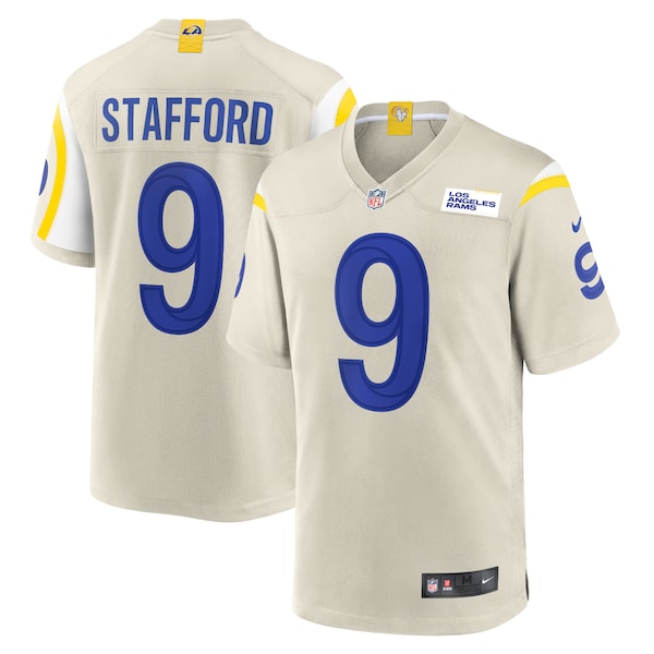 Matthew Stafford Los Angeles Rams Nike Game Jersey - Bone/White