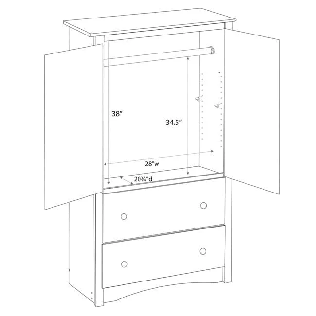 Sonoma Armoire (2 Finishes)