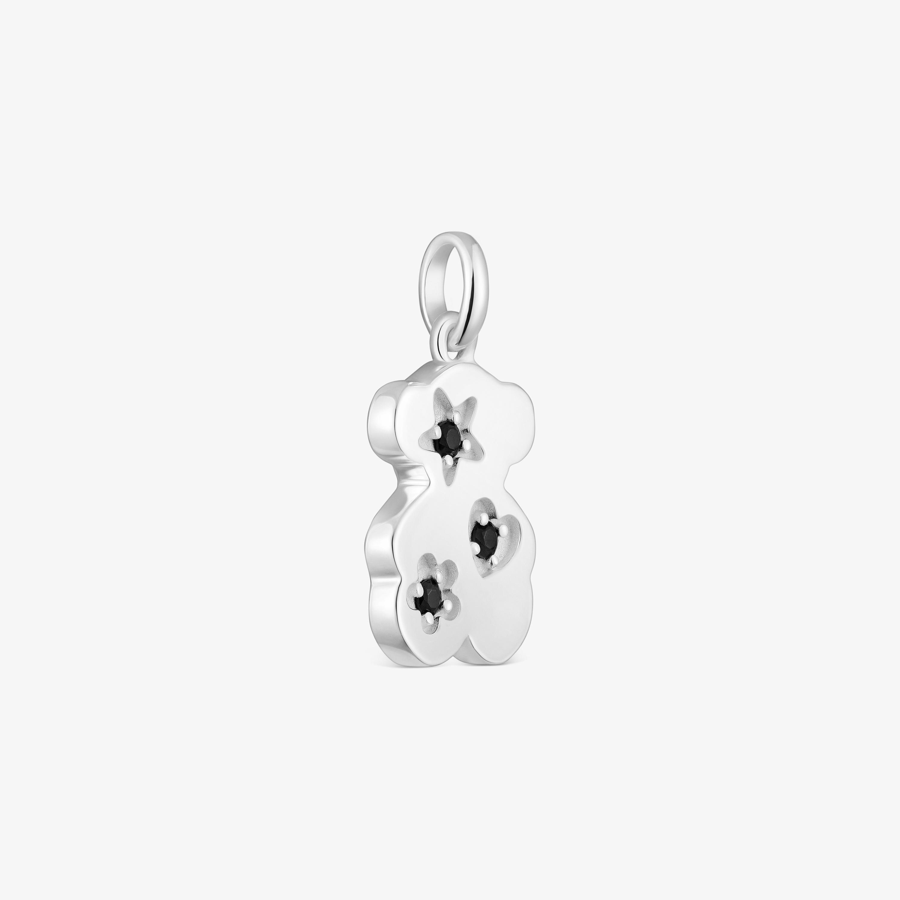 Colgante oso de plata y espinelas Sweet Dolls
