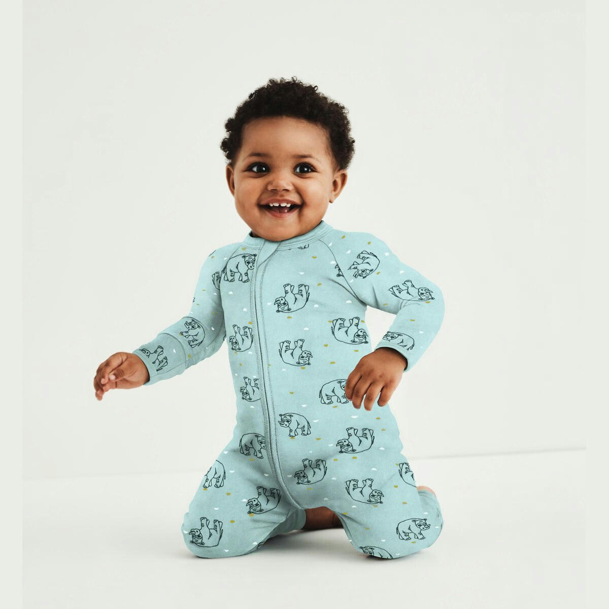 Pyjama velours zippé