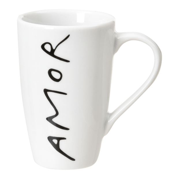CANECA 400 ML LIVRO EM LOUÇAS AMOR