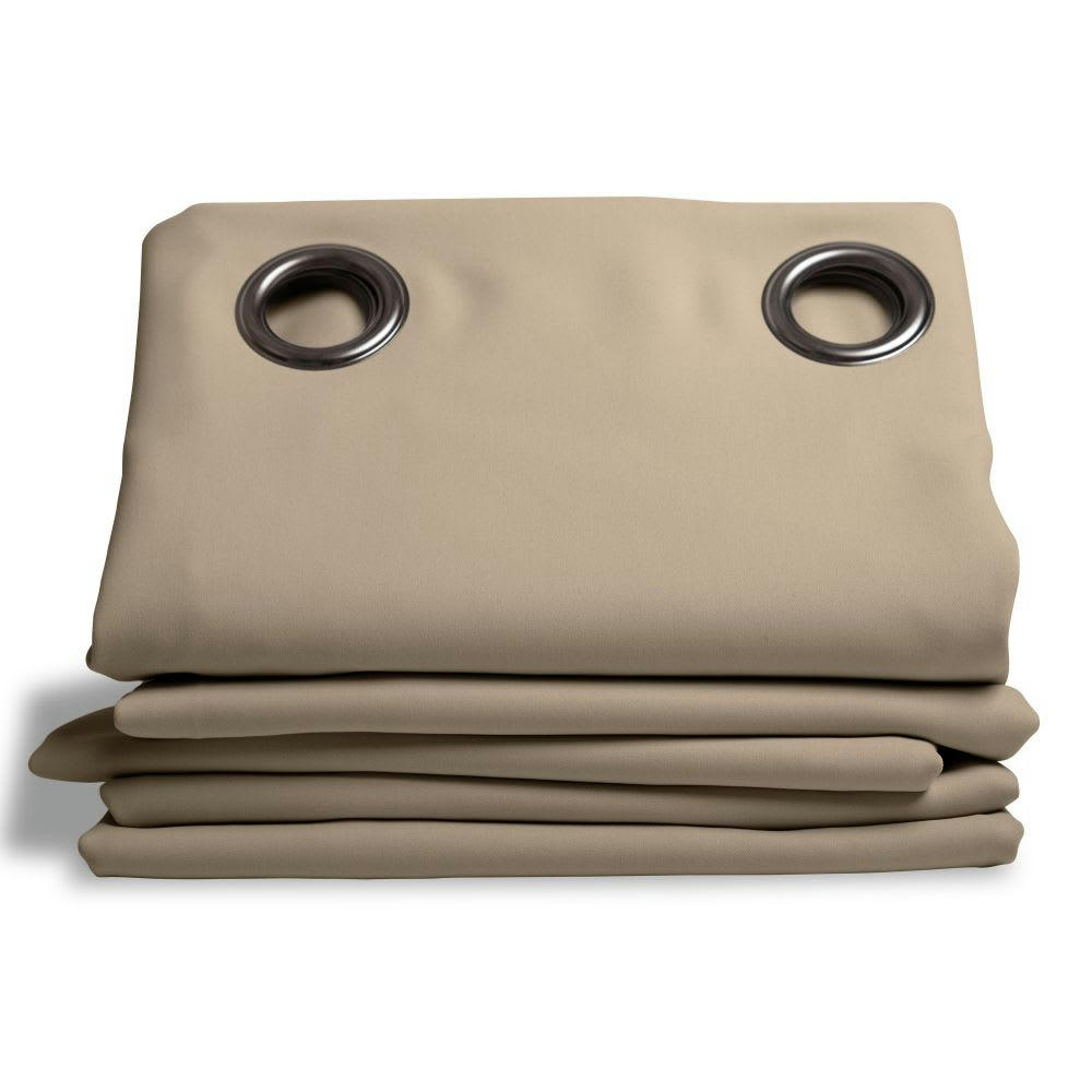 - Rideau occultant beige 140 x 260