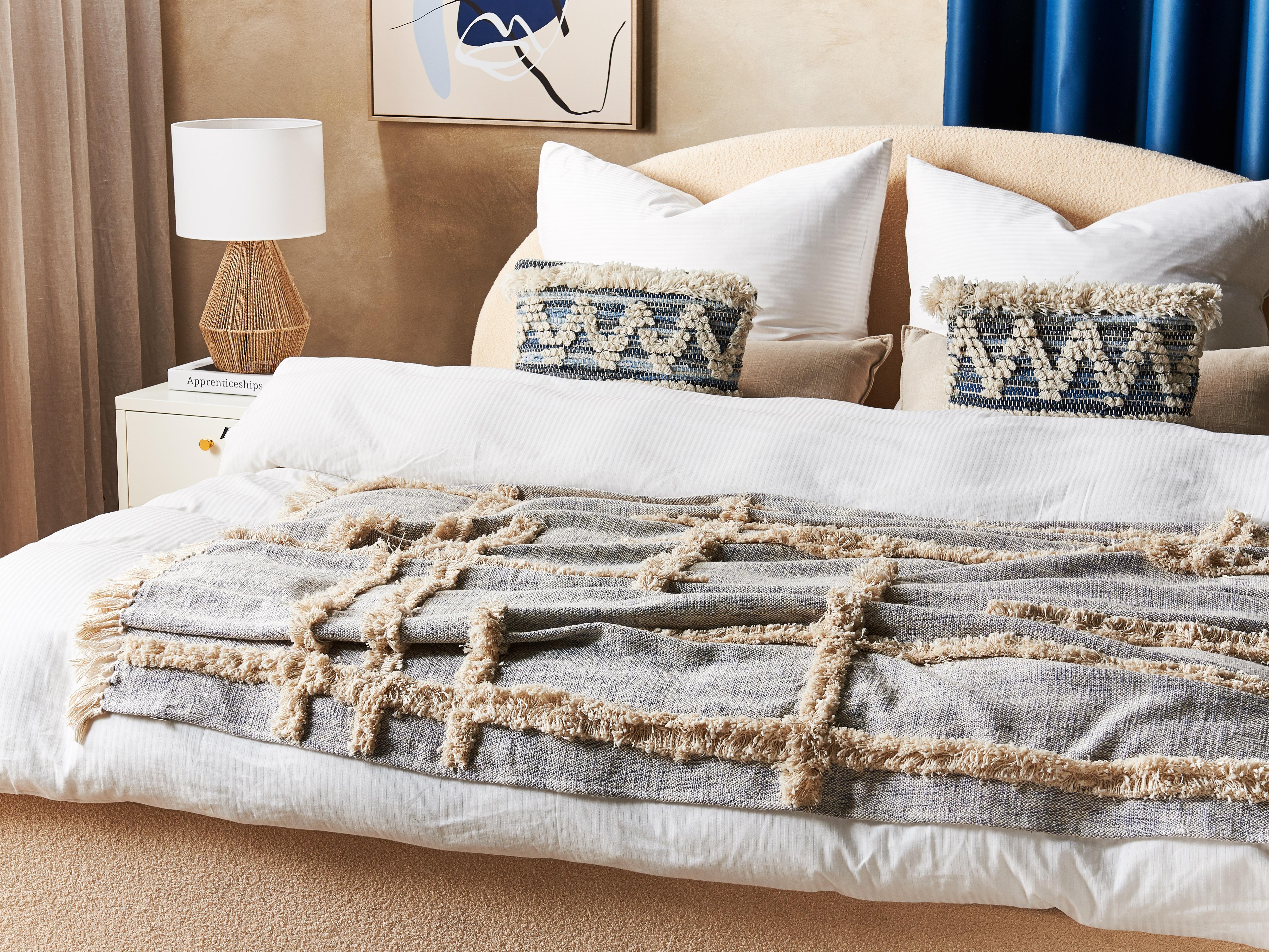 Blanket HOSPET Cotton 130 x 180 cm Grey