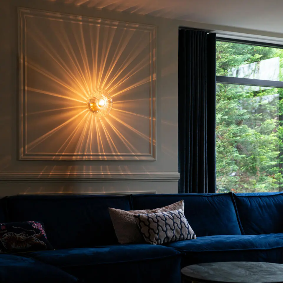 Qazqa wandlamp ayesha goudkleurig e27