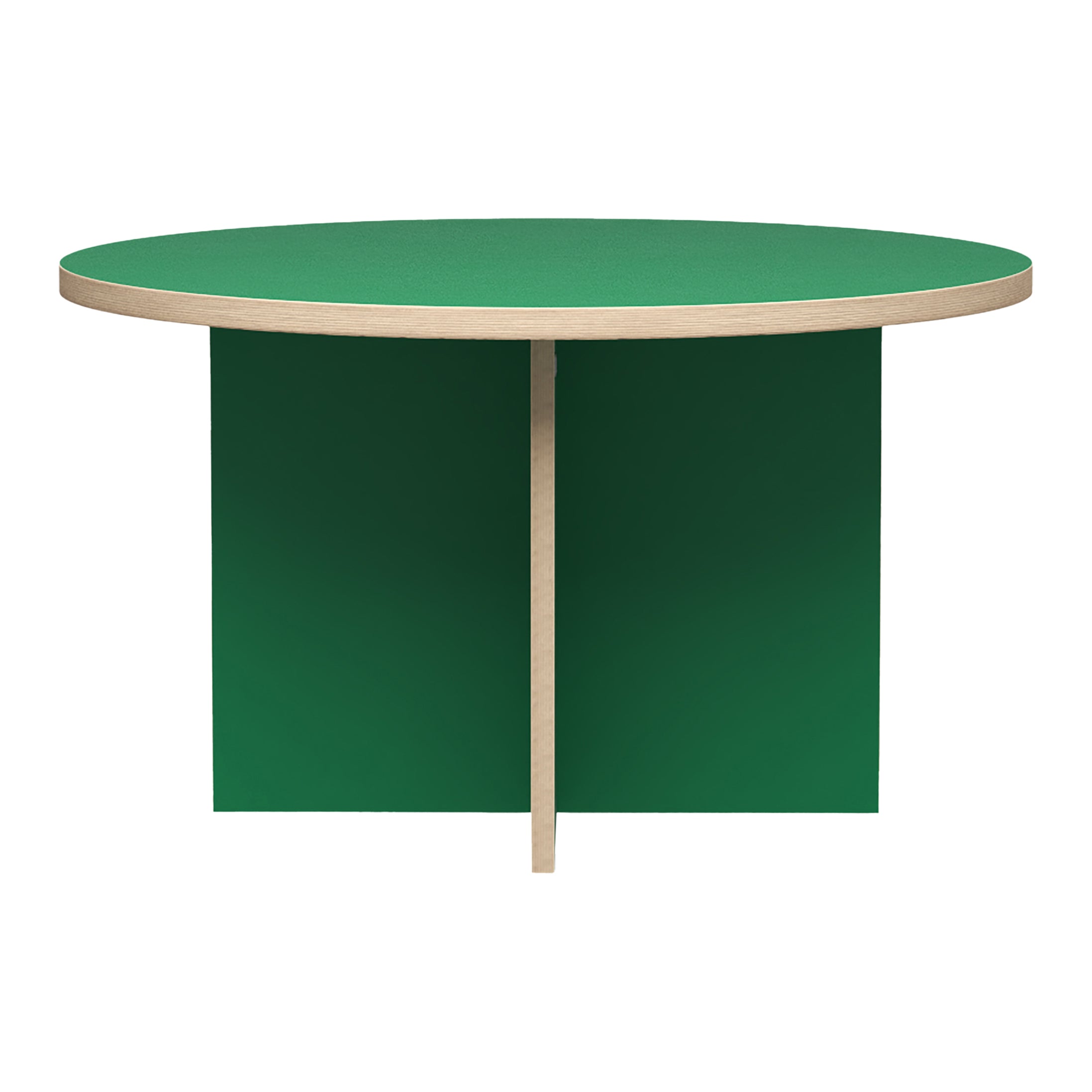 HKliving Dining Table Eettafel - Ø 130 cm - Green