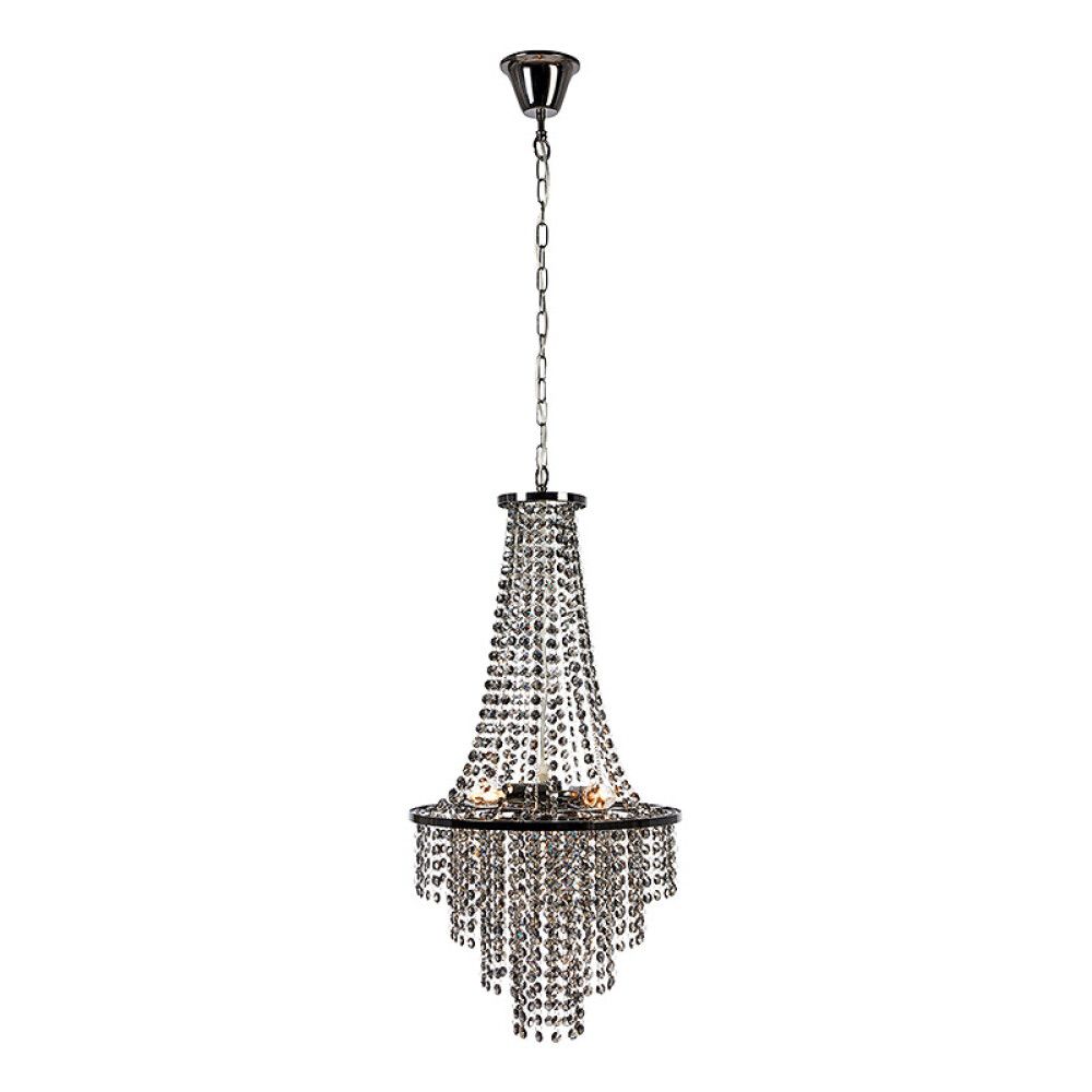 LYSEKRONE MARKSLÖJD ALLINGTON CHANDELIER 3 SVART/KROM
