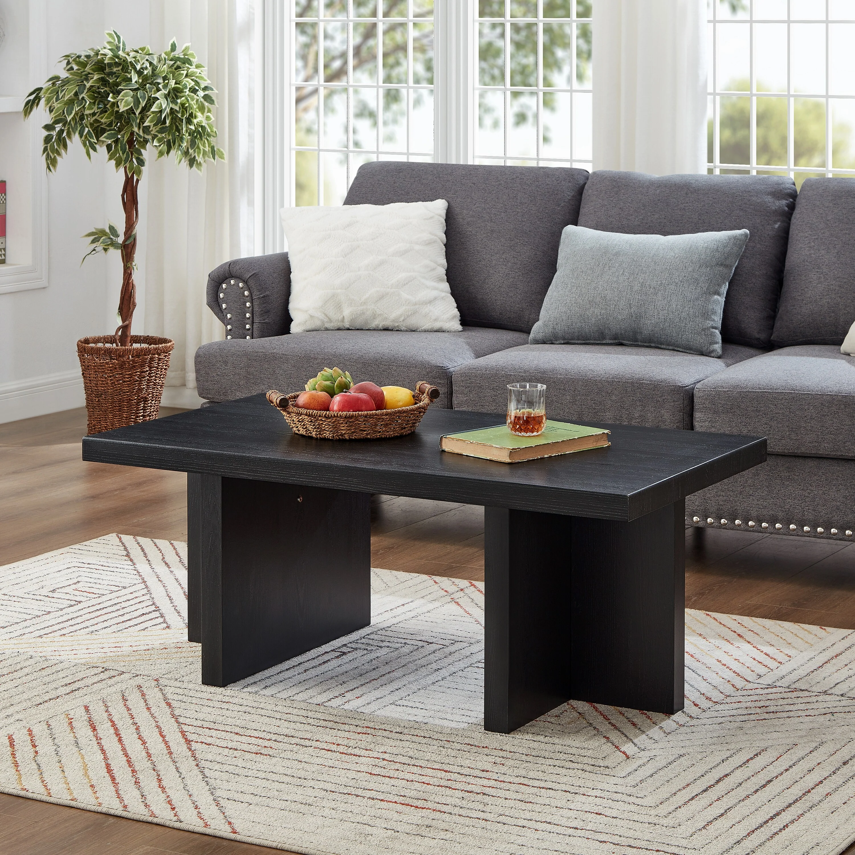Roundhill Furniture Mchome Contemporary Coffee Table