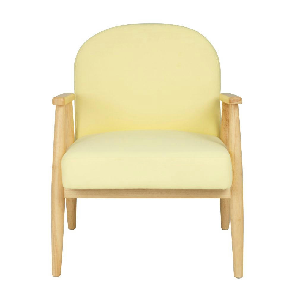 Tampico - Fauteuil enfant vintage jaune pastel