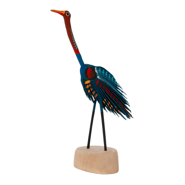 ADORNO GARÇA BICHOS DE CUMBÉ