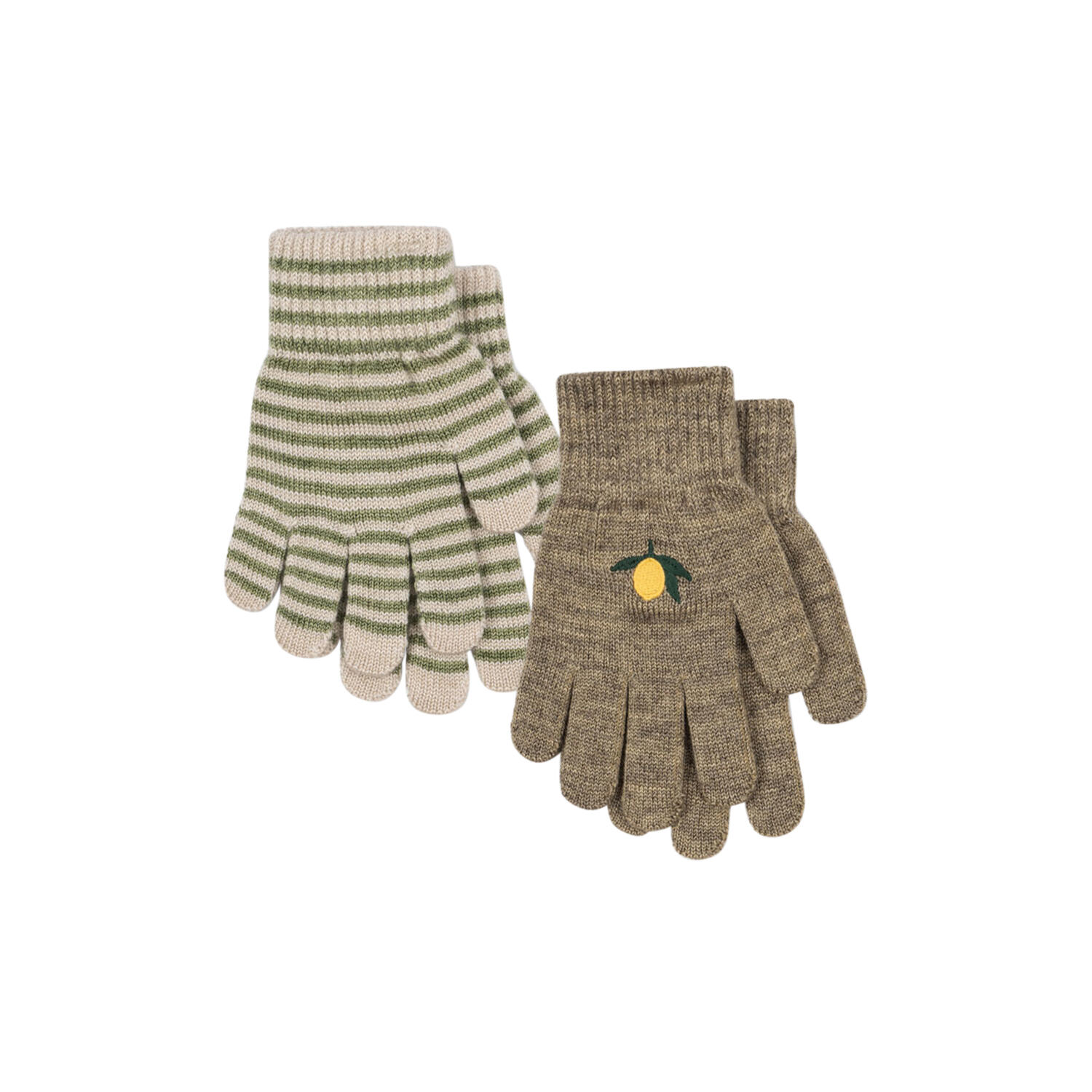 2 Pack Filla Gloves, lemon/stripe