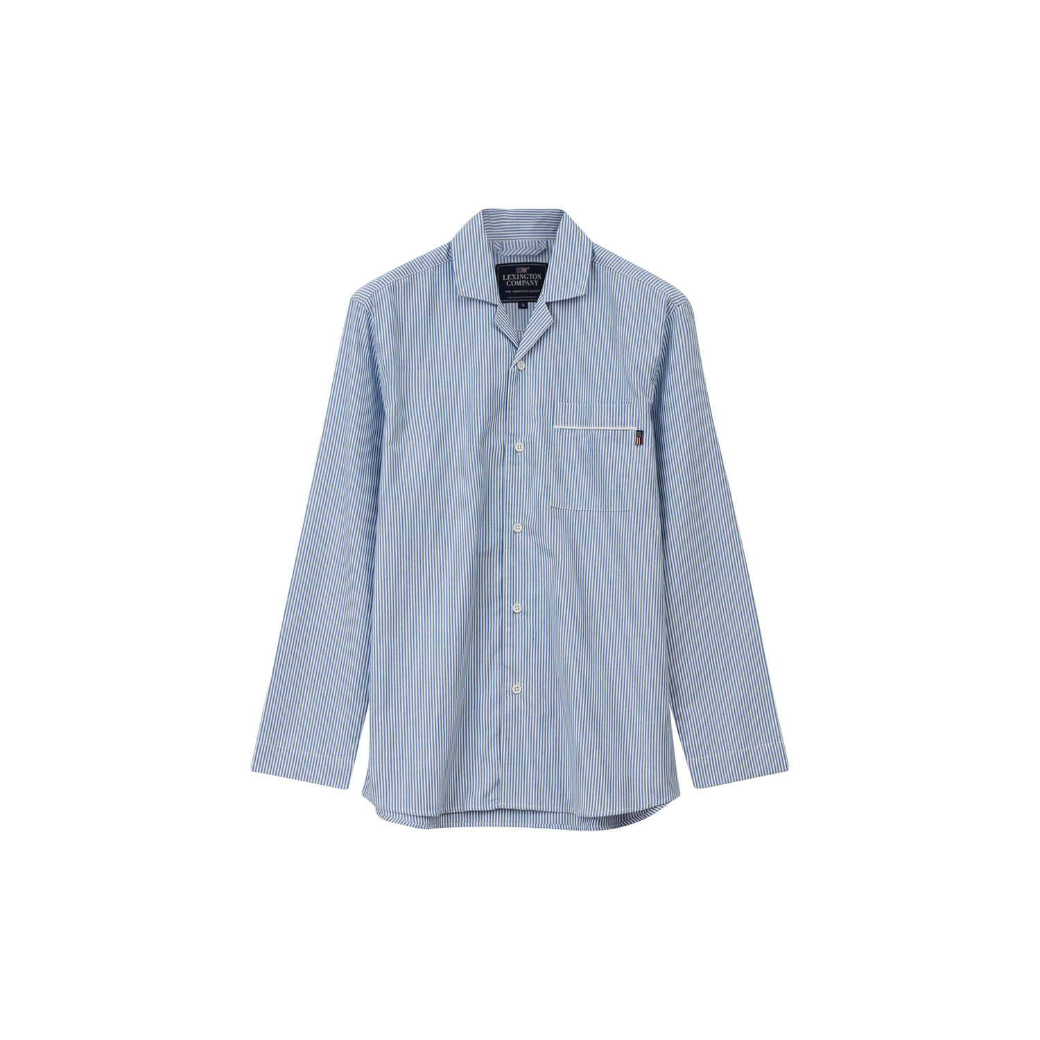 Unisex Organic Cotton pyjamas&aelig;t, blue/white